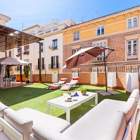 Gran Terraza Con Vistas A Calle Larios มาลากา ภายนอก รูปภาพ