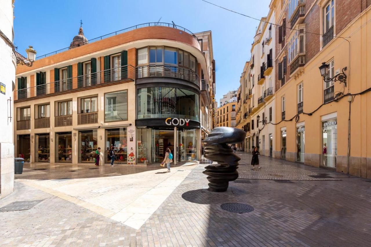 Gran Terraza Con Vistas A Calle Larios มาลากา ภายนอก รูปภาพ