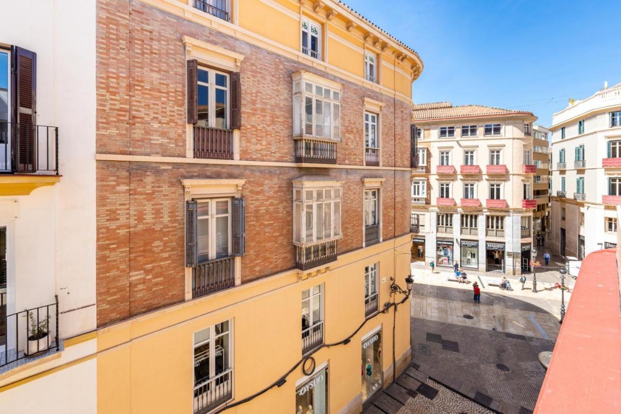 Gran Terraza Con Vistas A Calle Larios มาลากา ภายนอก รูปภาพ
